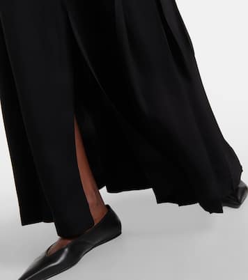 랩 크레이프 맥시 스커트 | Toteme