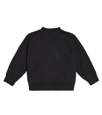 Printed cotton jersey sweatshirt | Palm Angels Kids