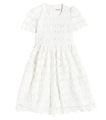 Sequined floral lace guipure dress | Self-Portrait Kids