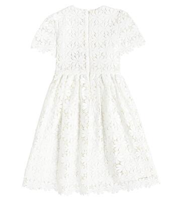 Sequined floral lace guipure dress | Self-Portrait Kids