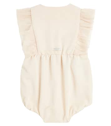 Baby Odine jersey and tulle bodysuit | Donsje