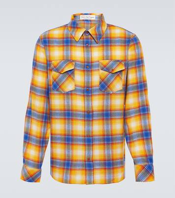 Camisa de cachemir a cuadros | God's True Cashmere