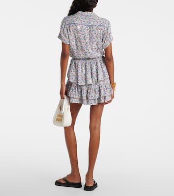 Robe chemise Branda à fleurs | Poupette St Barth