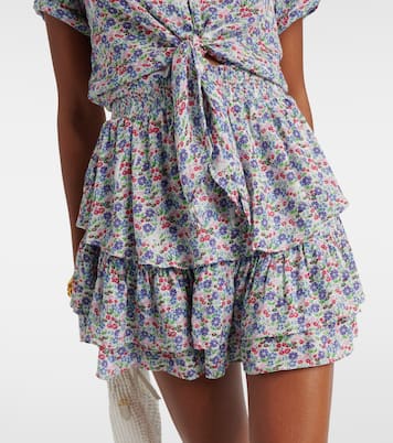 Robe chemise Branda à fleurs | Poupette St Barth