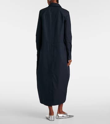 Abito chemisier in popeline di cotone | Jil Sander
