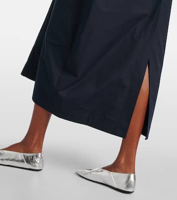 Abito chemisier in popeline di cotone | Jil Sander