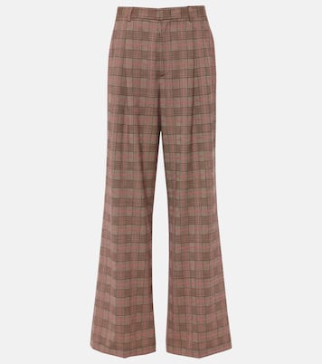 Checked high-rise wide-leg pants | Etro