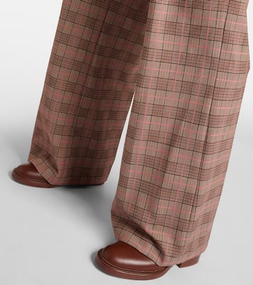Checked high-rise wide-leg pants | Etro