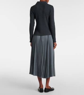 Polopullover aus Rippstrick | Vince