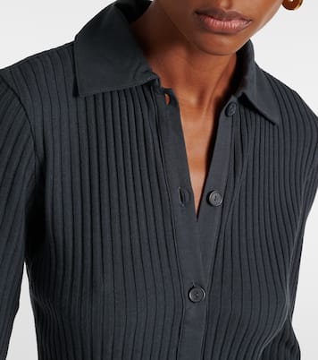 Polopullover aus Rippstrick | Vince