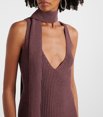 Robe longue en coton mélangé | Aya Muse