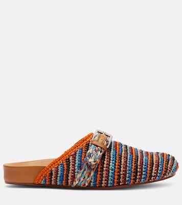 Quinta raffia mules | Clergerie