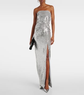 Abito lungo con paillettes | Roland Mouret