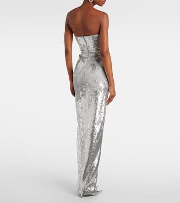 Abito lungo con paillettes | Roland Mouret