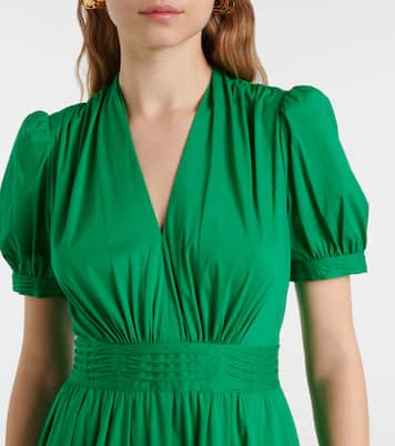 Robe longue Darby en coton mélangé | Diane von Furstenberg