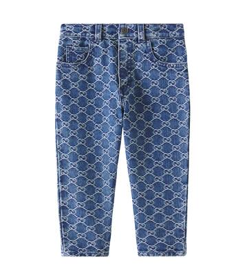 Bebé - jeans con GG en jacquard | Gucci Kids