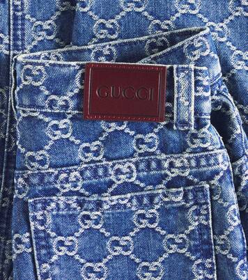 Bebé - jeans con GG en jacquard | Gucci Kids