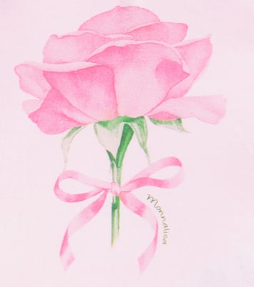 Bébé – T-shirt en coton à fleurs | Monnalisa