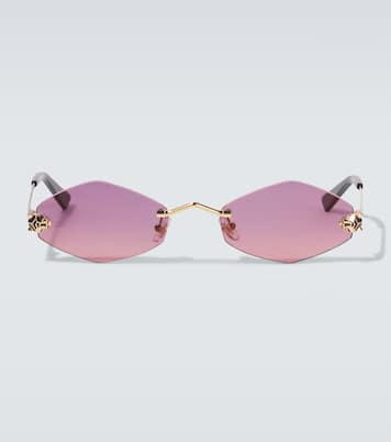 Eckige Sonnenbrille | Cartier Eyewear Collection