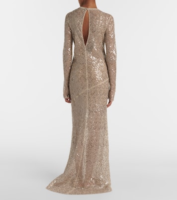 Robe longue à sequins | Brunello Cucinelli