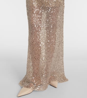Robe longue à sequins | Brunello Cucinelli