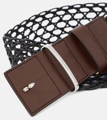Leather and canvas belt | Max Mara