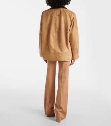 Corduroy-trimmed cotton field jacket  | Stella McCartney