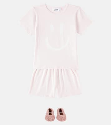 Luvis printed cotton-blend jersey pajamas | Molo