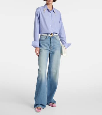 Belle Vivier leather ballet flats | Roger Vivier