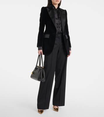 Schluppenbluse aus Satin | Dolce&Gabbana