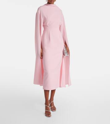 Robe midi Nour en crêpe | Roksanda