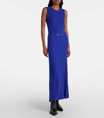 Vestido midi Meier de lana y cachemir | Gabriela Hearst