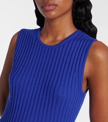 Vestido midi Meier de lana y cachemir | Gabriela Hearst