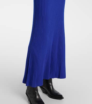 Vestido midi Meier de lana y cachemir | Gabriela Hearst