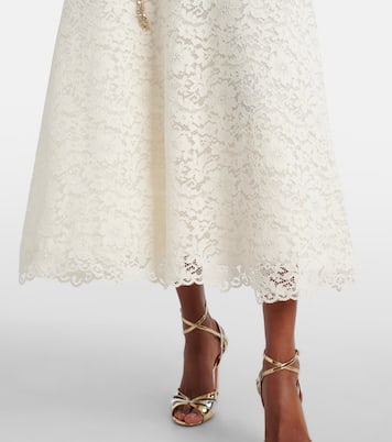 Verziertes Cocktailkleid Hallis aus Spitze | Costarellos