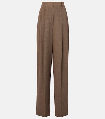 Pantalon ample en lin  | Loro Piana