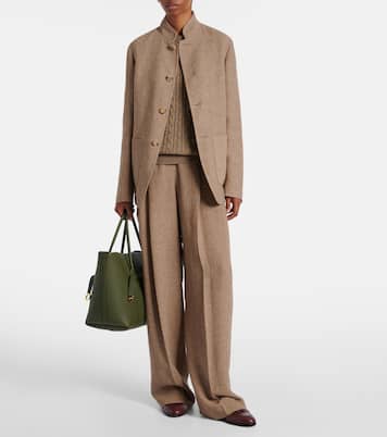 Pantalon ample en lin  | Loro Piana