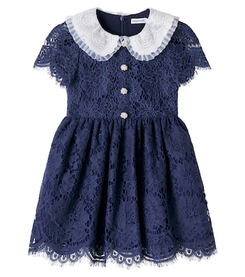 Verziertes Kleid aus Spitze | Self-Portrait Kids