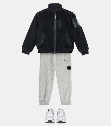 Lens teddy fleece jacket | C.P. Company Kids