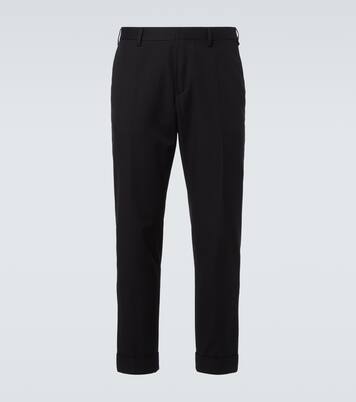 Cotton and wool straight pants  | Dries Van Noten