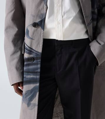 Cotton and wool straight pants  | Dries Van Noten