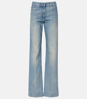 Wide-Leg Low-Rise Jeans  | Valentino