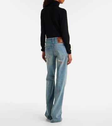 Wide-Leg Low-Rise Jeans  | Valentino