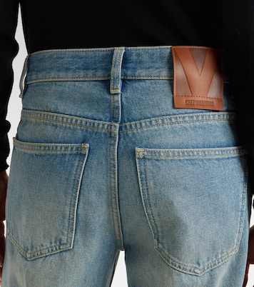 Wide-Leg Low-Rise Jeans  | Valentino