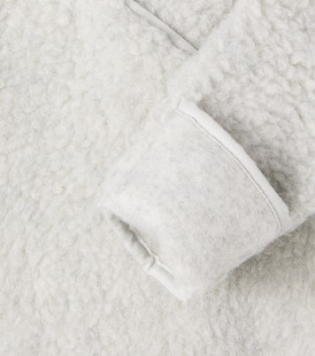 Baby hooded wool onesie | Binibamba