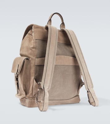 Suede backpack | Brunello Cucinelli