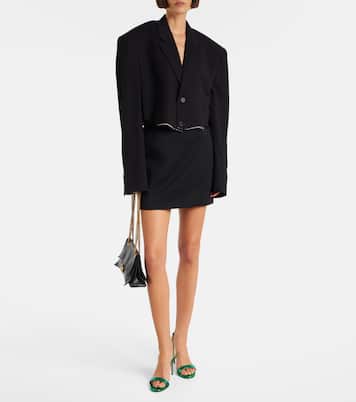 Sandales So Nude 85 en cuir embossé | Aquazzura