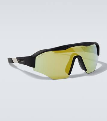 Logo shield sunglasses | Gucci