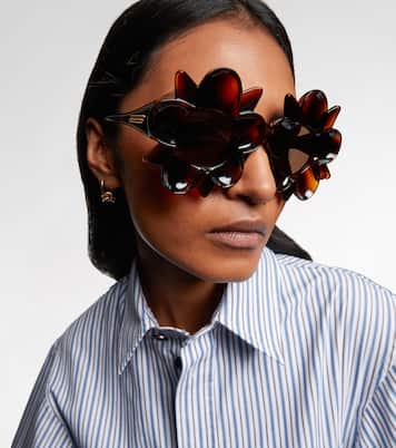 Peggy Flower round sunglasses | Bottega Veneta