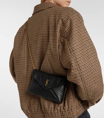 Cassandre leather shoulder bag | Saint Laurent